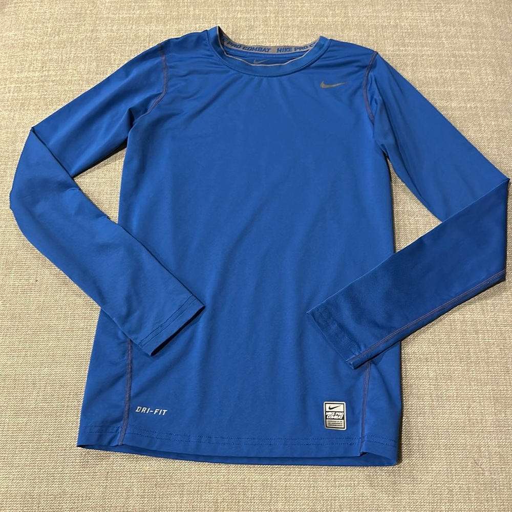 Nike pro combat dri-fit L compression long sleeve shirt